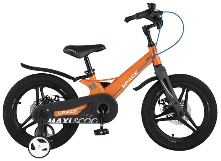 Детский 2- колесный велосипед Maxiscoo Space Делюкс,18" (2021)